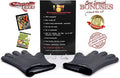 Protective Mitts Potholders: 11-Inch Silicone Gloves, Set of 2, Gray