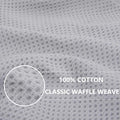 Dish Towels Cotton Waffle Weave Dishcloths, 8-Pack, Light Gray