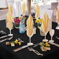 Square Polyester Tablecloths, 70 x 70 Inch, Black