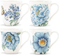 Lenox 833418 Butterfly Meadow Blue 4-Piece Mug Set