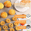 Cooling Racks 5-Pack, 10 x 16 Inch Stainless Steel Wire Baking Racks