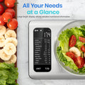 Digital Scales for Kitchen, 11 lb Capacity, Stainless Steel Platform