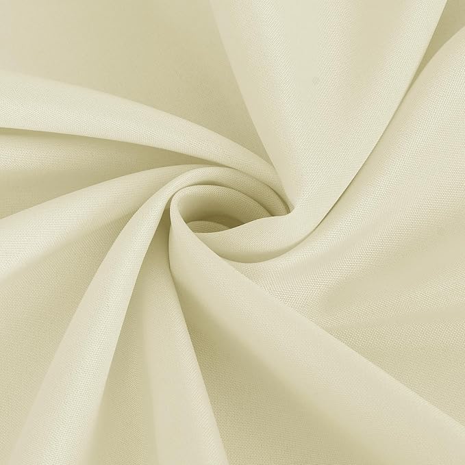 Square Tablecloths, 6-Pack, Ivory Polyester, 70 x 70 Inch