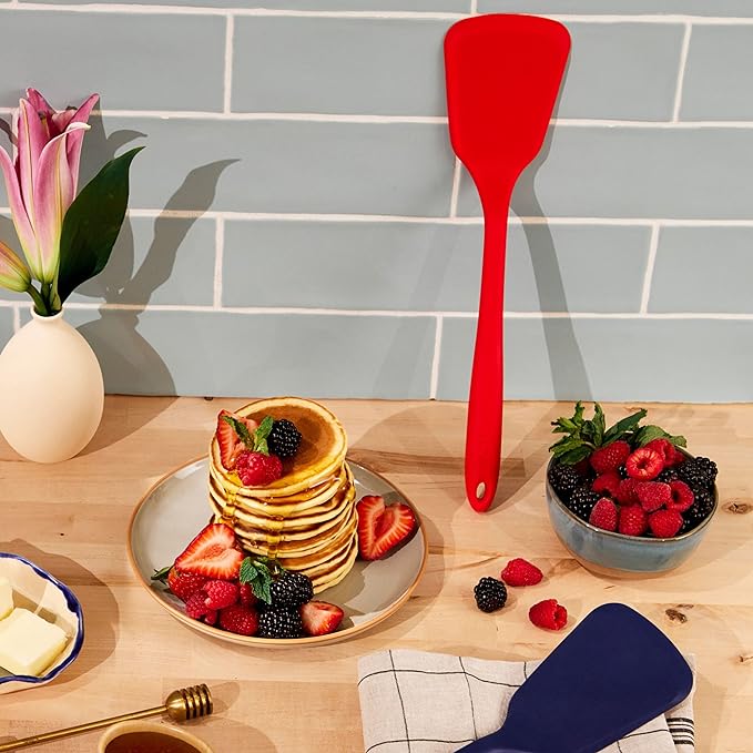 GIR: Get It Right Silicone Spatula for Cooking - 13-Inch Black - Heat Resistant to 425°F & Nonstick - Pancake Flipper & Spatula Turner