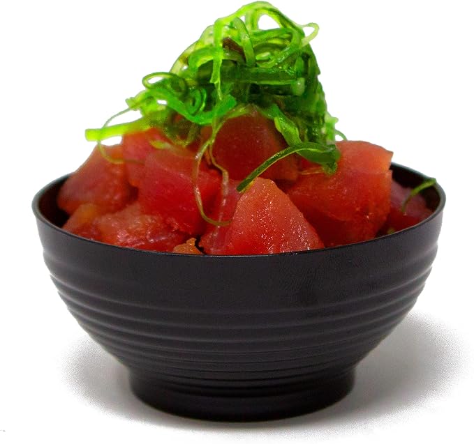 Plastic Mini Bowls, 3 oz. Black Asian-Style, Pack of 50