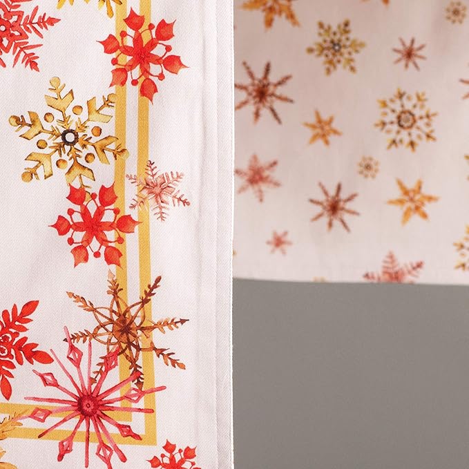Table Runners 14.5 x 108 Inch 100% Cotton, Crystal Star Watercolor