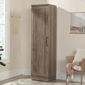 Pantry Storage Cabinet, Salt Oak Engineered Wood, Adjustable Shelves