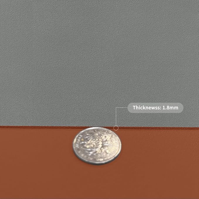 Dresser Top Cover - Can Be Used On Both Sides Waterproof and Easy to Clean Good Flatness Used for Dresser Table(Brown+Gray 10x39)