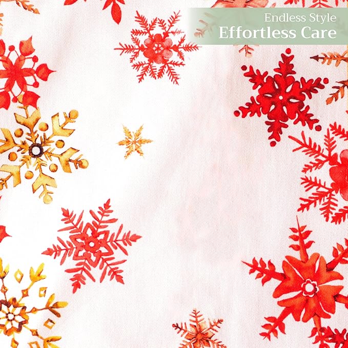 Table Runners 14.5 x 108 Inch 100% Cotton, Crystal Star Watercolor