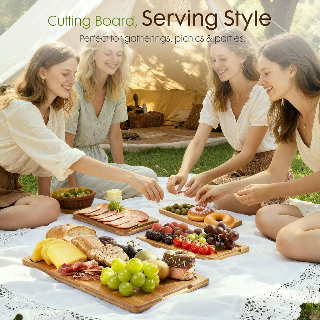 Bamboo Cutting Boards for Kitchen – another angle