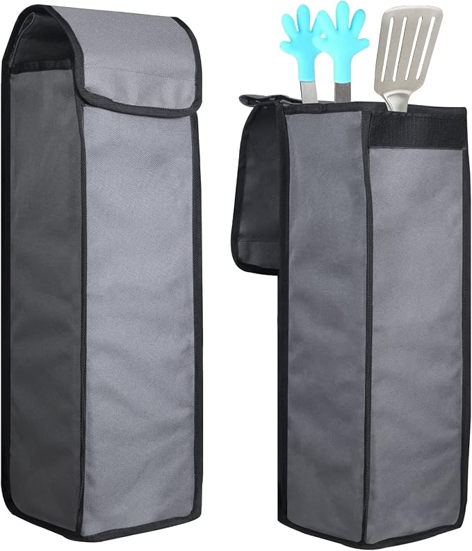 Grill Utensil Accessory Storage Bag Grey Waterproof BBQ Tool Storage Bags Grill by YUJHON