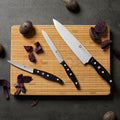 Knife Block Sets, 3-Piece Stainless Steel Starter Set with Chef Knife