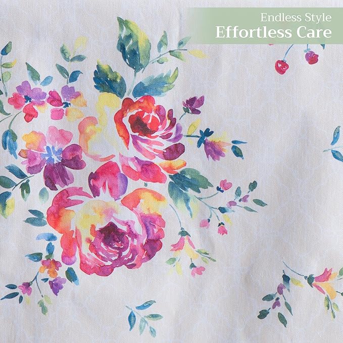 Table Runners 14.5 x 108 Inch Double Layer 100% Cotton Rose Garden